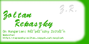 zoltan repaszky business card